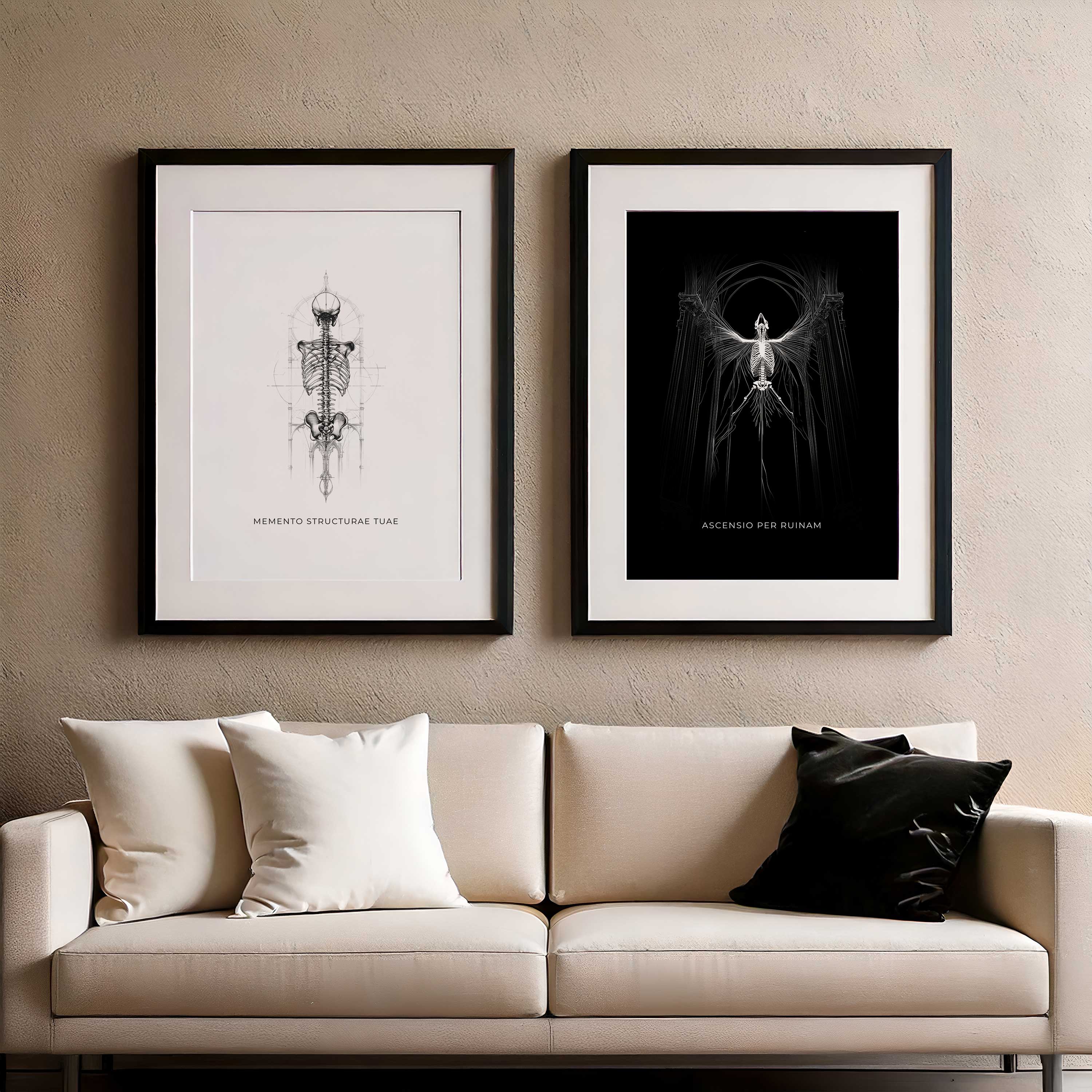 Memento Structurae Tuae – artystyczny plakat anatomiczny (A1-A4)